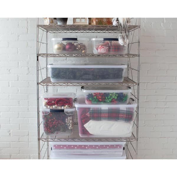 rubbermaid cleverstore clear 41 qt