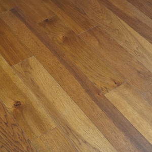 Bromo Hickory 1/2 in. T x 5 in. W Tongue and Groove Wire Brushed Engineered Hardwood Flooring (26.25 sq. ft./Case)