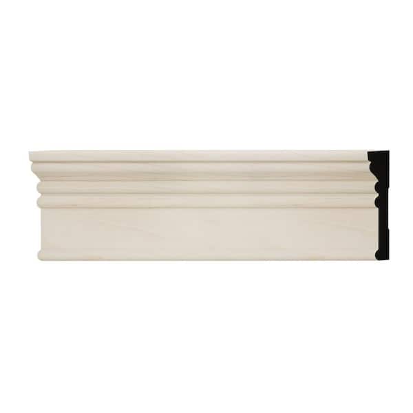 Ekena Millwork MRB3 0.69 in. D x 3.25 in. W x 6 in. L Wood (Maple) Casing Sample