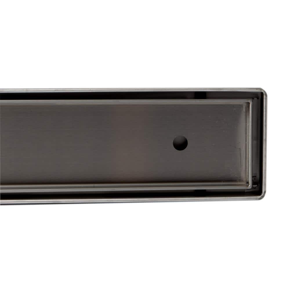 47" Brushed Stainless Steel Linear Shower Drain
