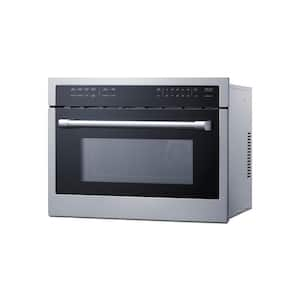 24 in. 1.55 cu. ft. Built-in Microwave with Speed Cook and Convection in Stainless Steel