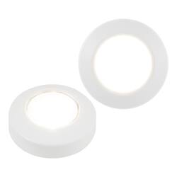 Energizer Battery Operated Integrated LED Puck Lights (2-Pack)