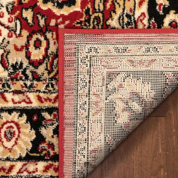 Well Woven Persa Nima Traditional Medallion Persian Red 3 ft. 11