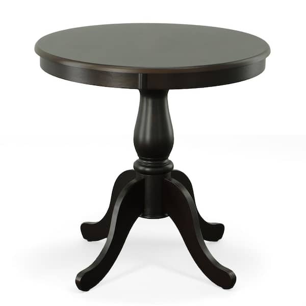 Carolina Chair & Table Fairview 30 in. Round Pedestal Dining Table in Espresso