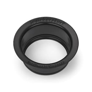 Kitchen Sink Flange in Matte Black for InSinkErator Garbage Disposal