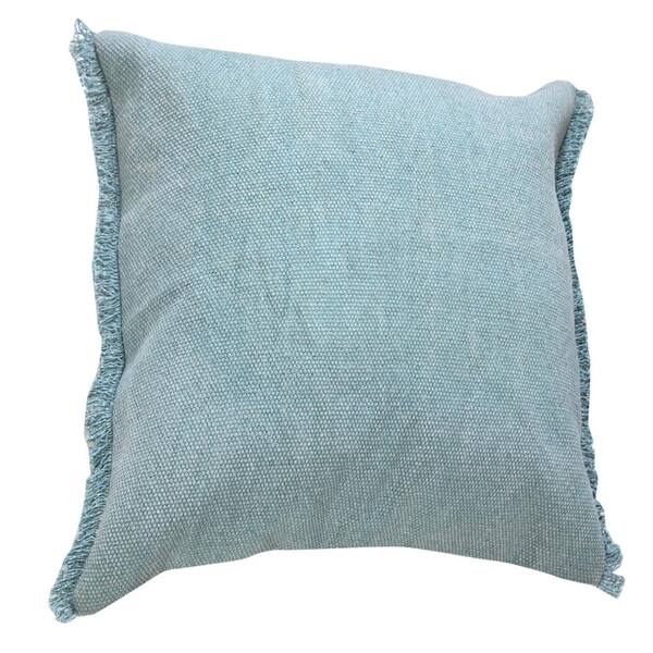 Chenille Square Throw Pillow Light Blue Threshold 