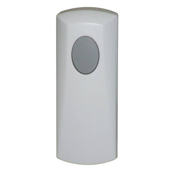 Honeywell Add-on / Replacement Wireless Door Chime, White, Push Button-Compatible w/Honeywell 100 Series Chimes