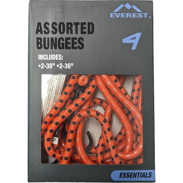 30 in. and 36 in. Bungee Cords 4-pk