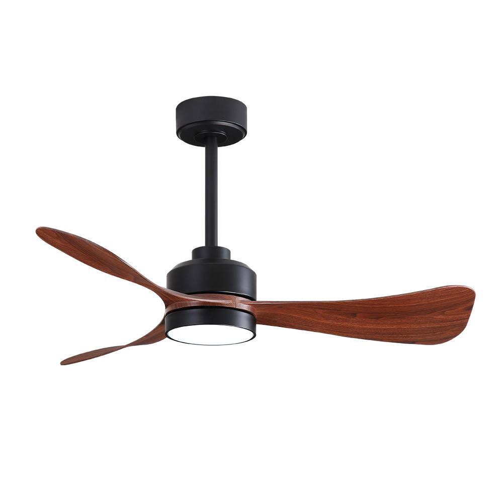 42 in. Indoor Ceiling Fan with Integrated LED and Remote, Black price history on PriceWatchPro