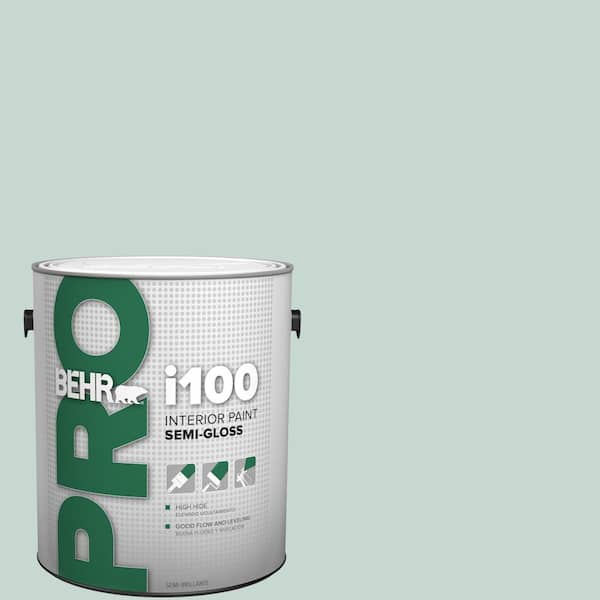 BEHR PRO 1 gal. #480E-2 Tide Pools Semi-Gloss Interior Paint