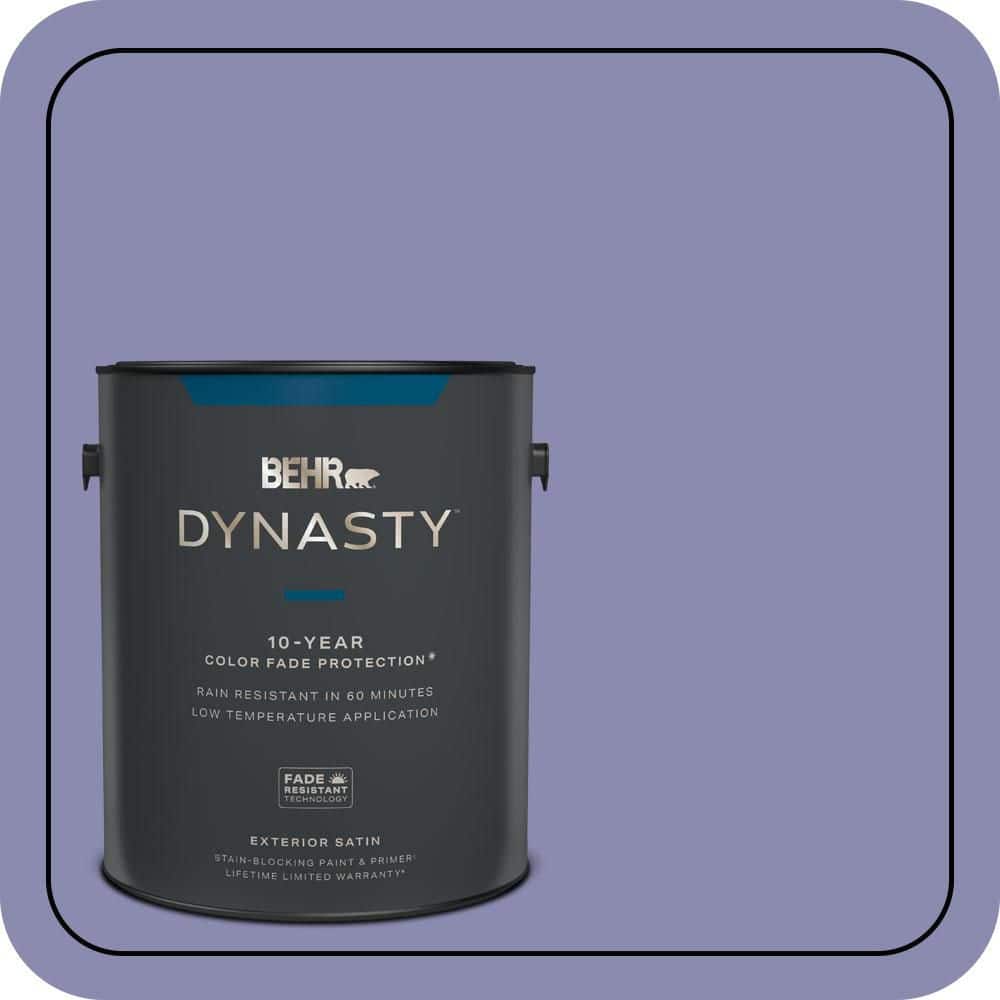 1 gal. #M550-5 Violet Aura Satin Enamel Exterior Stain-Blocking Paint & Primer price history on PriceWatchPro