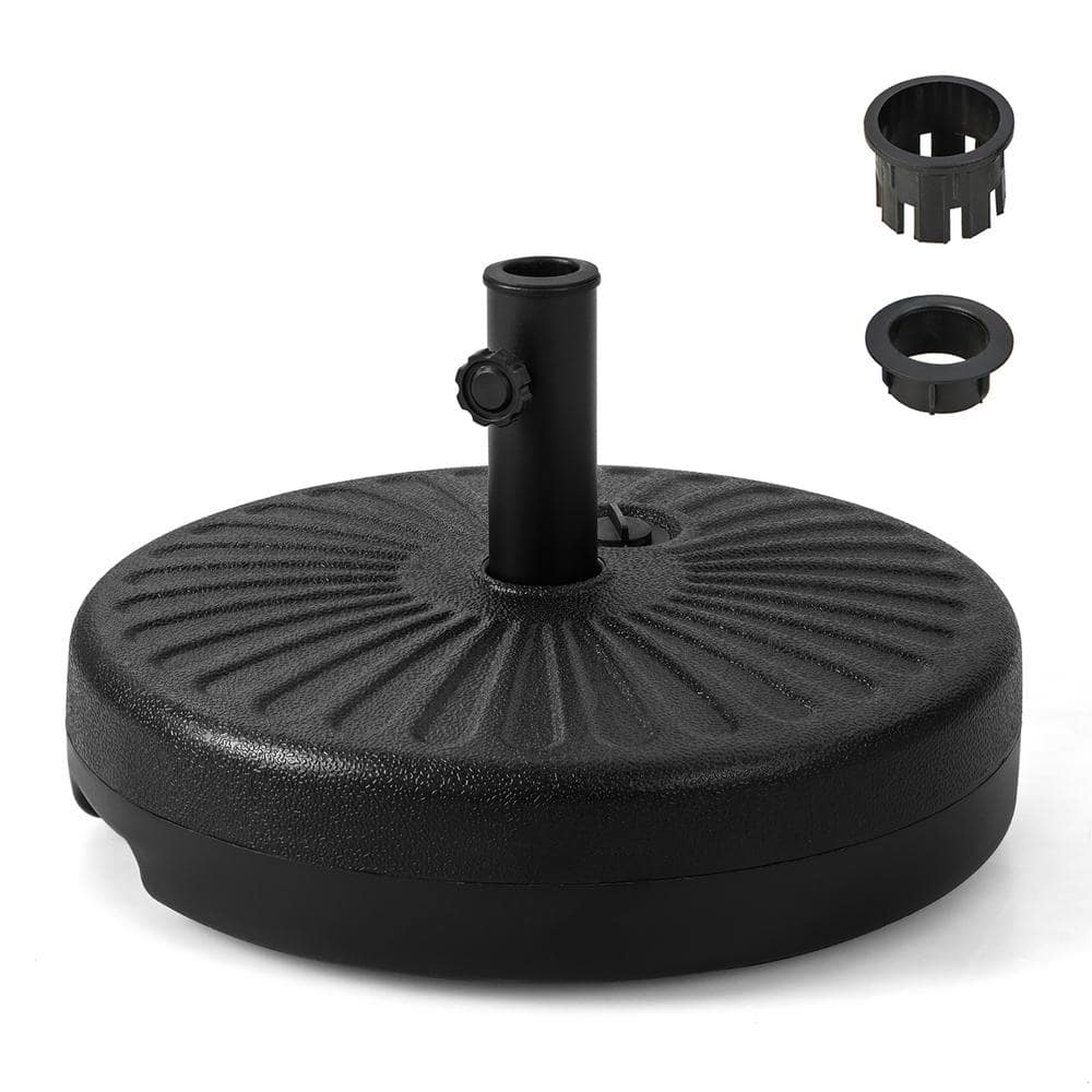 Costway 20 in. Outdoor Fillable Round Patio Umbrella Base Stand Holder