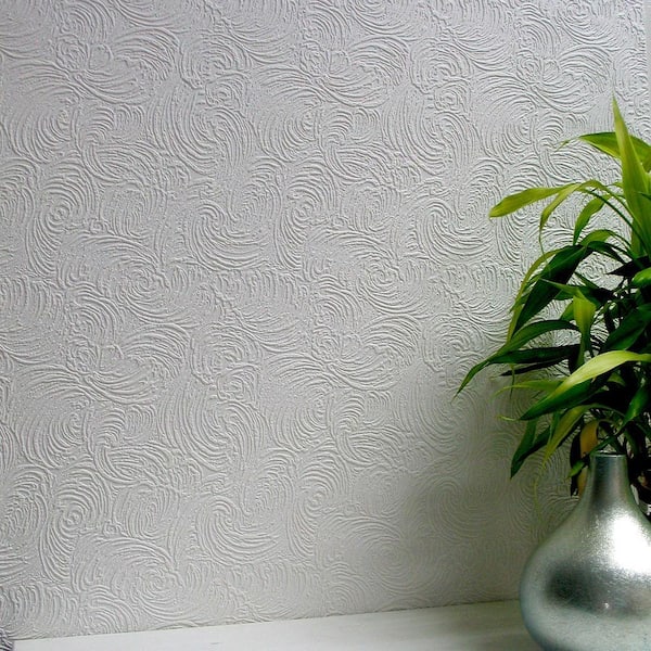 Silvie White Tin Burst Paintable Wallpaper 4000-6639-17 | Unqwallpaper