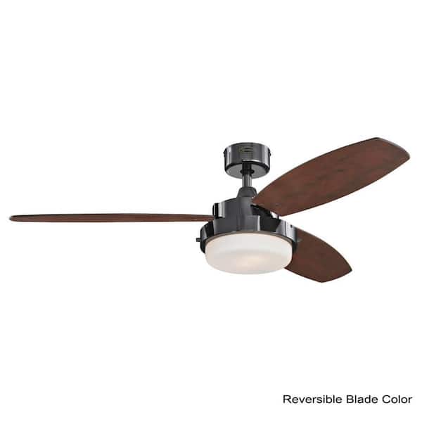 Westinghouse Alloy 52 In Led Metal Ceiling Fan 7205300 The Home Depot Led Metal Ceiling Fan 7205300, Metal Ceiling Fan With Light