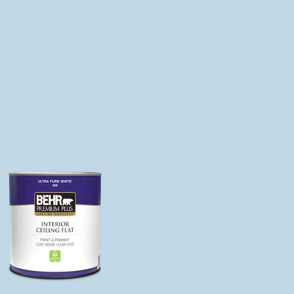 1 qt. #M500-1 Tinted Ice Ceiling Flat Interior Paint