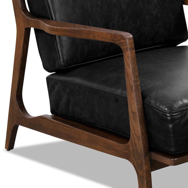 poly and bark verity leather lounge chair