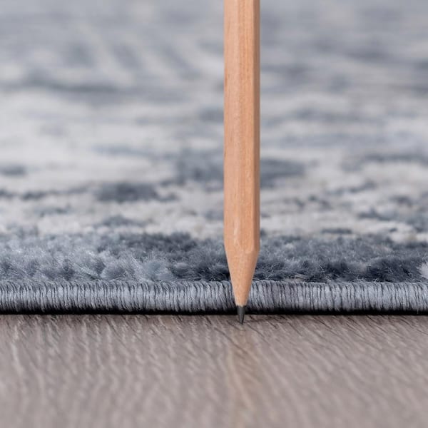 Nexus Oriental Blue 9 ft. x 12 ft. Indoor Area Rug