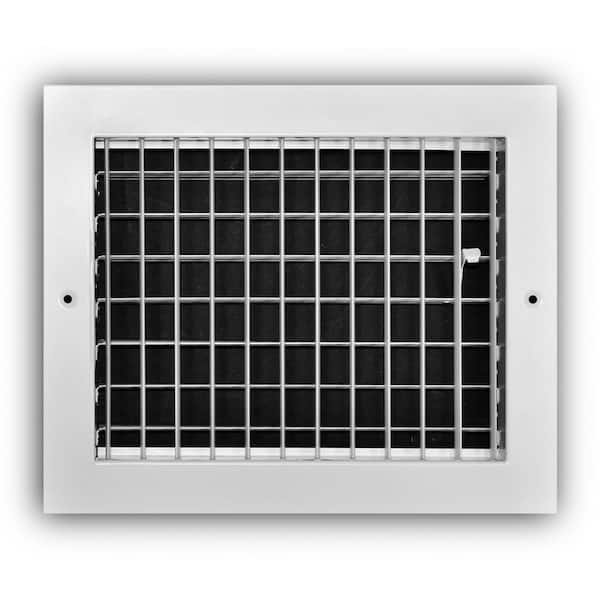Everbilt 10 in. x 8 in. Adjustable 1-Way Aluminum Wall/Ceiling Register