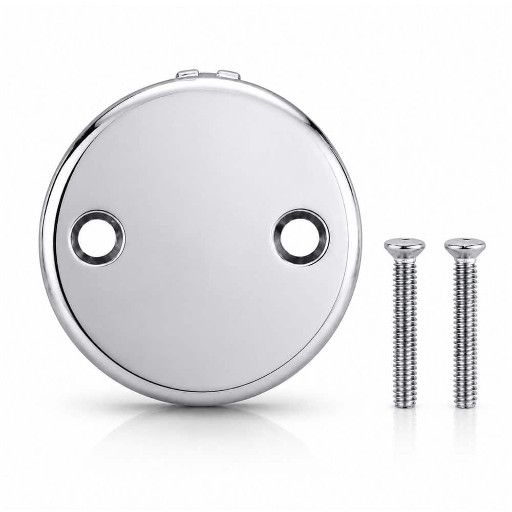 2 Hole Bath Overflow Faceplate w/ Screws Chrome price history on PriceWatchPro