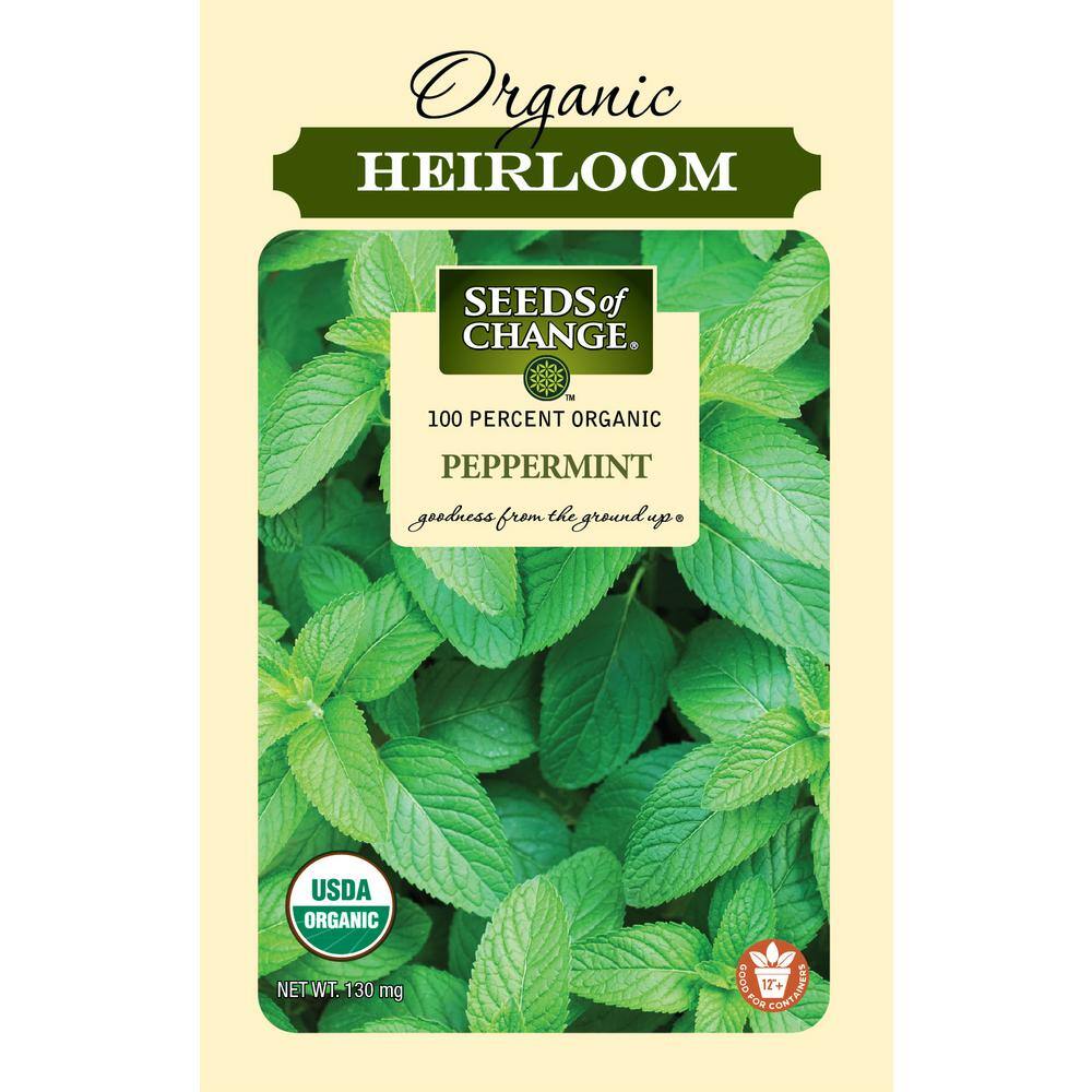 Seeds of Change Organic Peppermint Seeds 08220 - The Home Depot