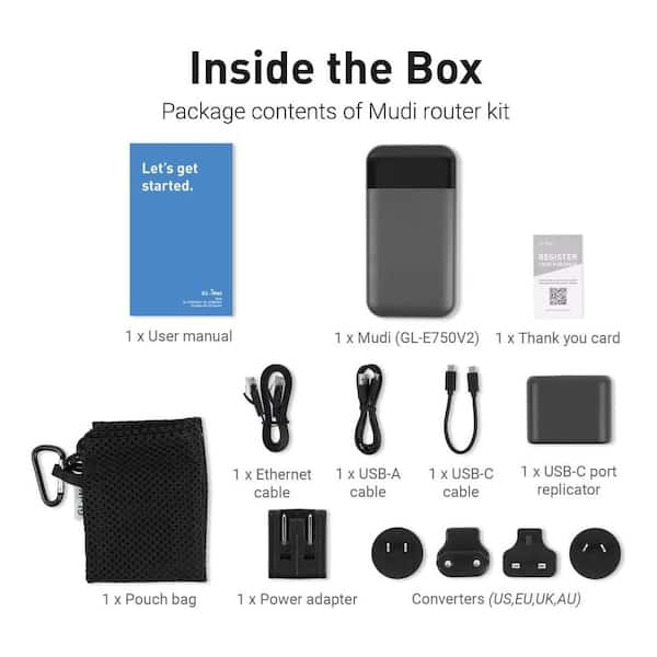 Yichuhaoxi 4G LTE Dual-Band Portable Mobile Wi-Fi Hotspot for