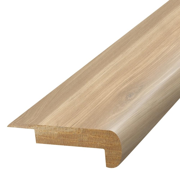 PERFORMANCE ACCESSORIES Holloway 0.75 in. T x 2.37 in. W x 78.7 in. L Textured Wood Look Laminate Moulding/Trim Stair Nose Molding
