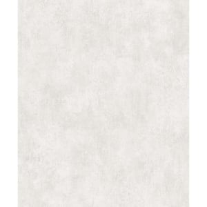 57.5 sq. ft. Cool Pearl Claire Faux Suede Nonwoven Paper Unpasted Wallpaper Roll