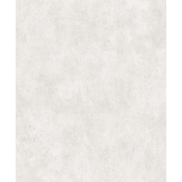 Seabrook Designs 57.5 sq. ft. Cool Pearl Claire Faux Suede Nonwoven Paper Unpasted Wallpaper Roll
