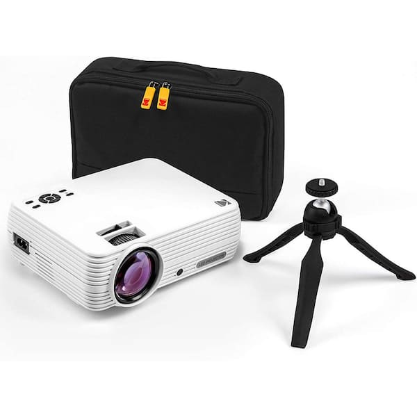 Kodak FLIK X4 800 x 480 LCD Small Home Theater Projector, Portable Projector with 100 Lumens