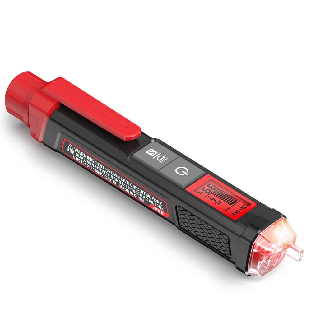 Non-Contact Voltage Tester Dual Range AC 12V/70V-1000V Live Null Wire Electrical Tester with LCD Display Signal price history on PriceWatchPro