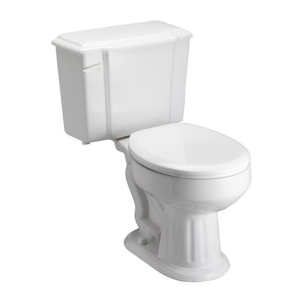 Pegasus Vicki 2-piece 1.6 GPF Round Toilet in White