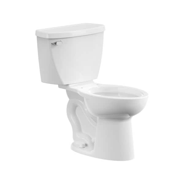 Cadet 2-Piece 1.6 GPF Tall Height Pressure-Assisted Elongated Toilet in White, Seat not Included