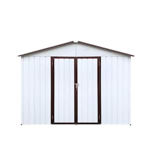 Installed 10 ft. W x 12 ft. D Metal Shed with Double Door (120 sq. ft.)