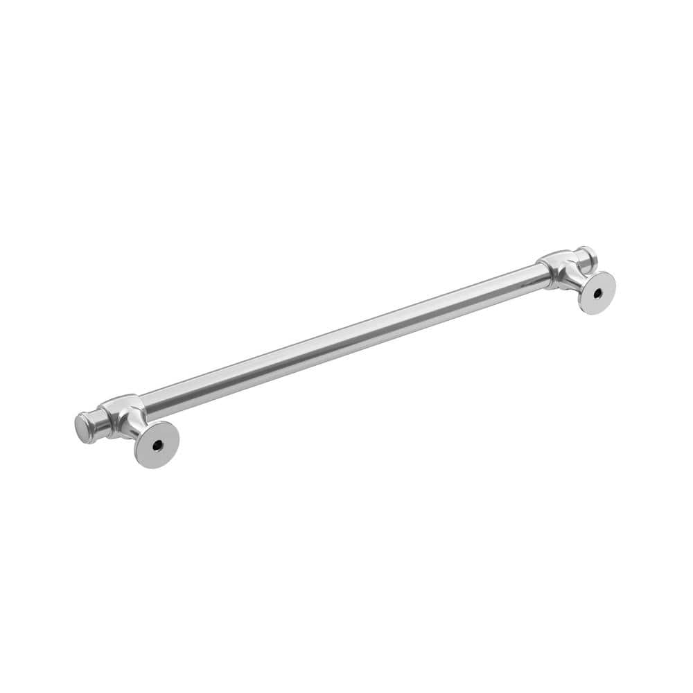 Polished Chrome Traditional Cabinet Drawer Pull with Mounting Hardware