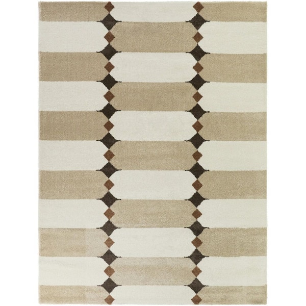 Barlow Cream/Beige 8 ft. x 10 ft. Area Rug