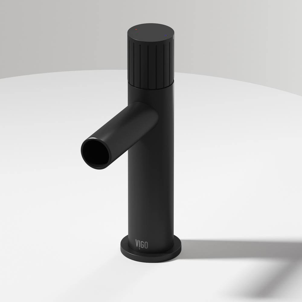 Ashford Sleek Nickel Single Hole Bathroom Faucet