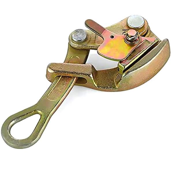 Heavy Duty Steel Wire Grip Hand Tool 9.5 in. Jaw Pulling Cable Gripper Rope Tightener Silver (1-Piece)