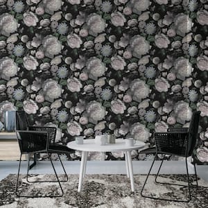 Moody Floral Peel and Stick Wallpaper (Covers 60 sq. ft.)