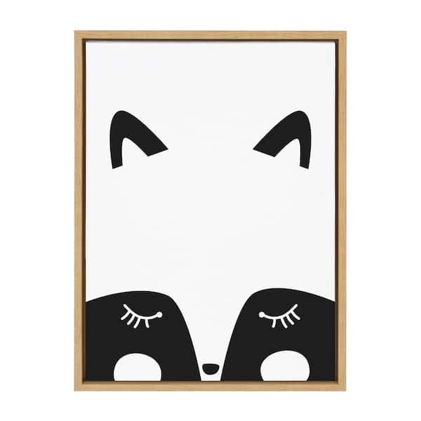Kate and Laurel Sylvie 18 in. x 24 in. Contemporary Framed Canvas Wall Art