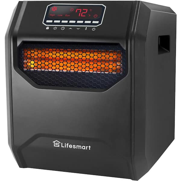 Lifesmart LifePro 1500-Watt 6 Elements Tower Infrared Heater Heater with Remote, Design