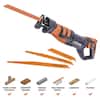 Evolution Power Tools 7 Amp Multi-Material Reciprocating Saw with 4-Blades  R230RCP - The Home Depot
