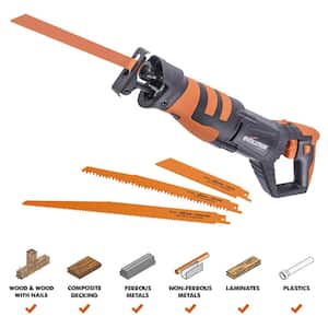 7 Amp Multi-Material Reciprocating Saw with 4-Blades