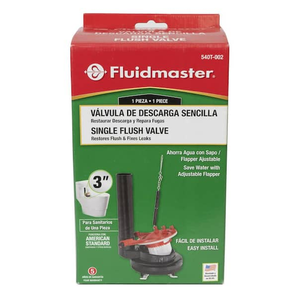 Fluidmaster 540AK Adjustable 3 Toilet Flush Valve Repair Kit 