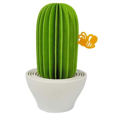 129 sq.ft. Nanum Cactus Non-Electric Personal Humidifier in Light Green