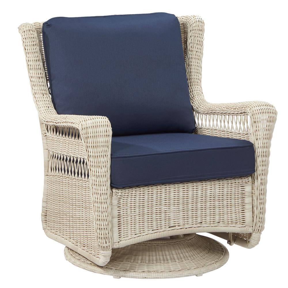 hampton bay park meadows swivel rocker