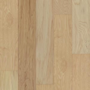 Jacoby Hickory 1/4 in. T x 5 in. W Click Lock Wire Brushed Engineered Hardwood Flooring (16.7 sq.ft./case)