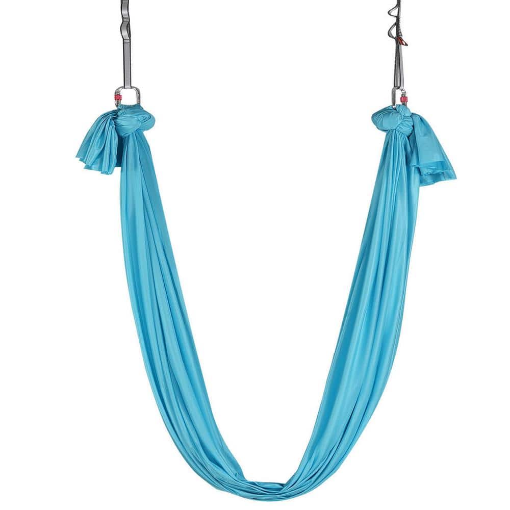 Aerial Yoga Hammock and Swing, 5.5 Yards, 100gsm Nylon Fabric Kit, Complete Rigging Hardware, Simple Setup Guide, Blue price history on PriceWatchPro