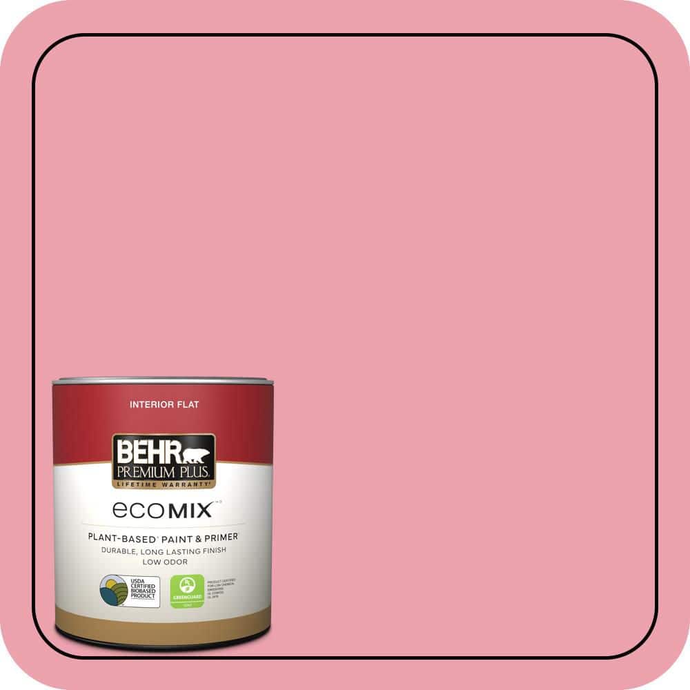 1 qt. #P150-3 Pinque Flat EcoMix Plant-Based Interior Paint & Primer price history on PriceWatchPro