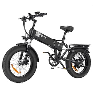 Electric Bike Electric Mountain Bike, 20" Fat Tire E-Bike Foldable Electric Bicycle with Battery Removable