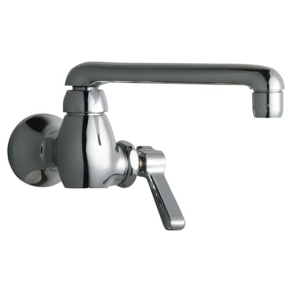 Chicago Faucets 1-Handle Kitchen Faucet in Chrome with 6 in. S Type Swing Spout